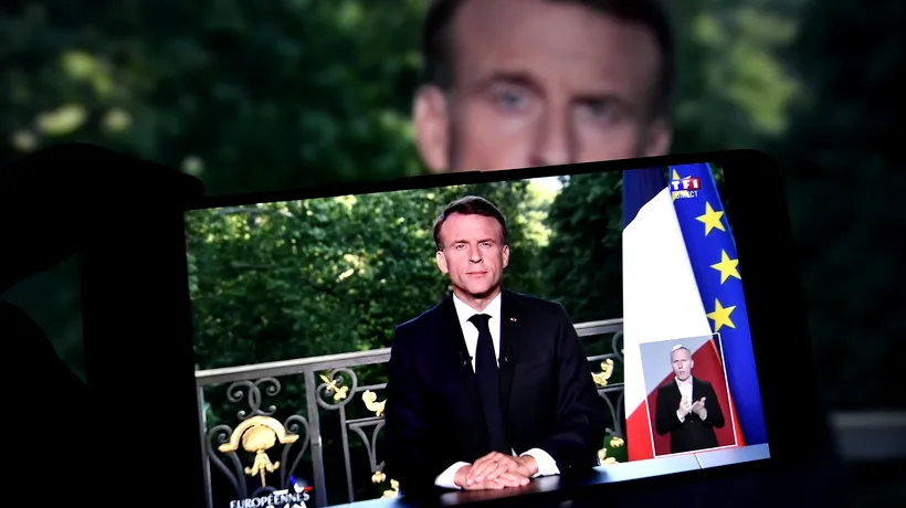 Emmanuel Macron convoacă ALEGERI legislative anticipate în Franța, din cauza eșecului în scrutinul europarlamentar