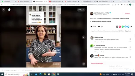 Părerea celei mai cunoscute bucătărese de pe internet, Jamila, despre pasiunea culinară a lui DRAGNEA: „Îi urez să..”