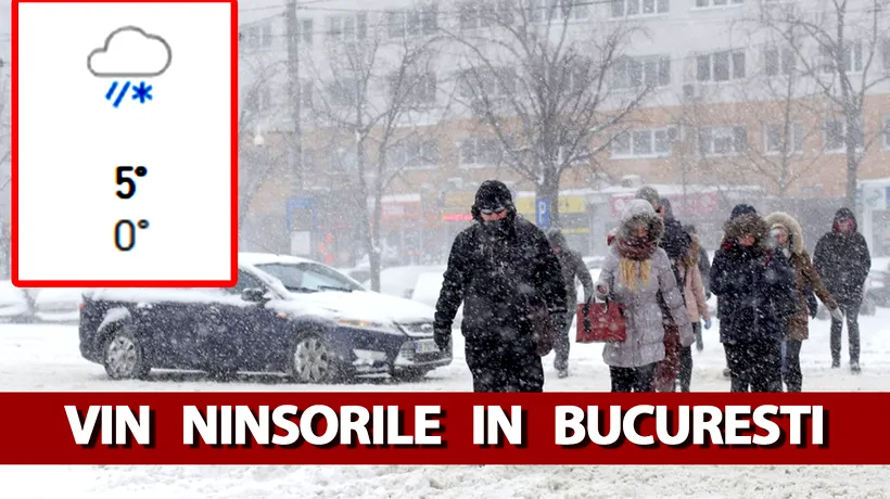 Vine iarna în București! Meteorologii Accuweather anunță ninsori peste doar câteva zile