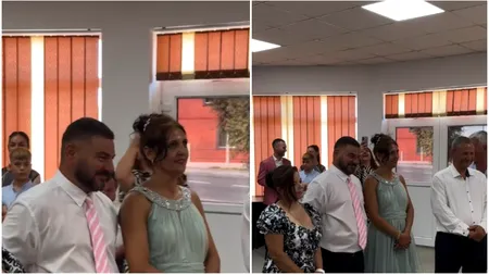 Moment emoționant la Starea Civilă din Clejani. Un cuplu de îndrăgostiți surzi a fost cununat prin limbajul semnelor