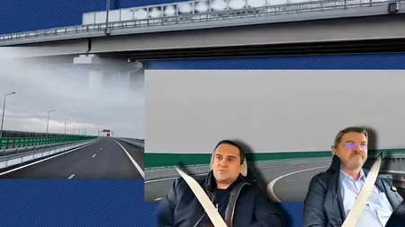 Ministrul Ciprian Șerban, primul drum pe noua bucată din Autostrada Moldovei, alături de Dorinel Umbrărescu. Ce a declarat oficialul