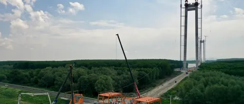 Podul de la Brăila nu va fi gata până la sfârșitul anului acesta, așa cum au anunțat autoritățile. Când ar putea fi finalizată construcția