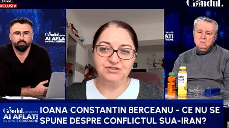 Ioana Bercean, expert în Orientul Mijlociu: “Între SUA și Israel e mai mult decât o alianță/În Orientul Mijlociu e război total“