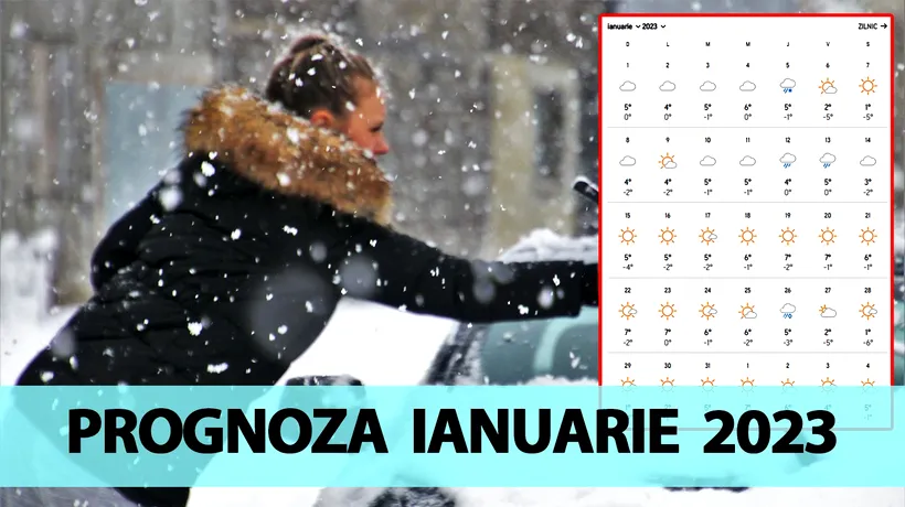 Prognoza Accuweather pentru ianuarie 2023 în România. Vremea o ia razna în București