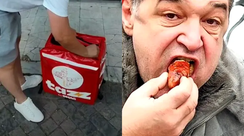 VIDEO | Ce bacșiș a primit curierul care i-a adus de mâncare lui Gigi Becali: „Șoc!”