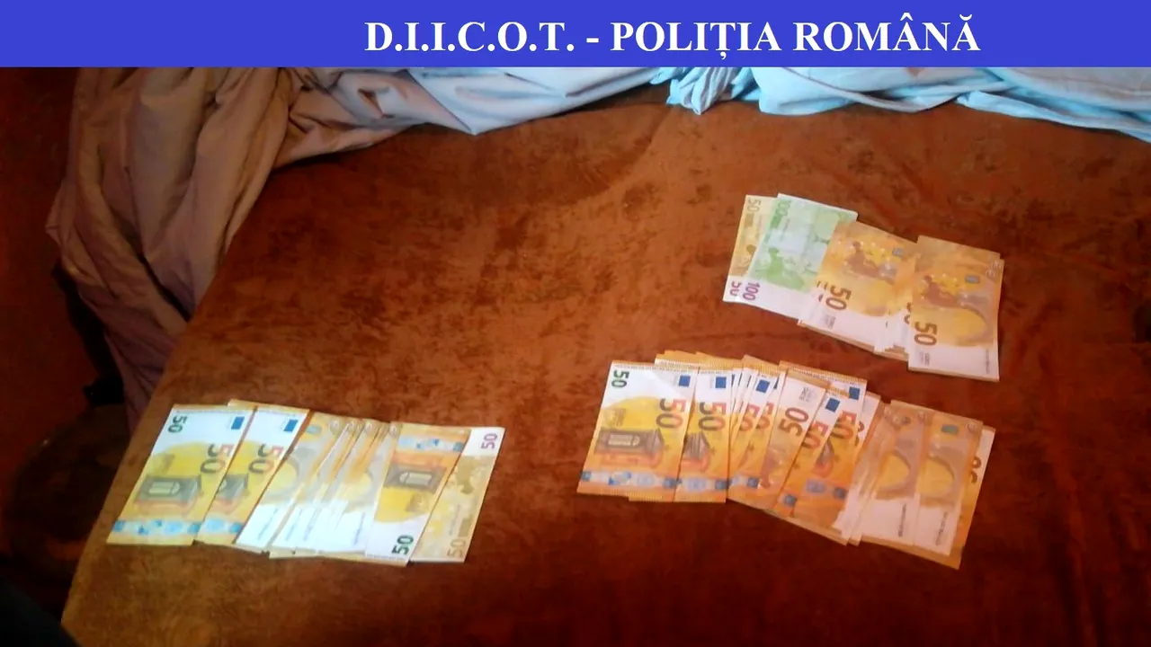 Falsificatori de bani la Hunedoara: Mai multe persoane, audiate la DIICOT după ce au cumpărat cai cu bancnote falsificate acasă - FOTO / VIDEO