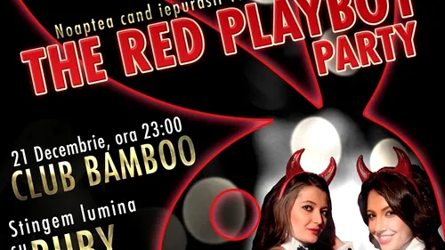 În 21 decembrie, Playboy te invită la The Red Playboy Party