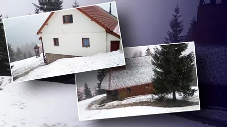 Ninge ca în povești la Straja! Stațiunea s-a transformat într-un basm de iarnă, chiar în mijlocul primăverii