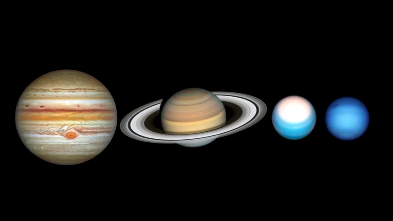 Hubble marchează 10 ani de monitorizare a planetelor GIGANTICE din sistemul nostru solar