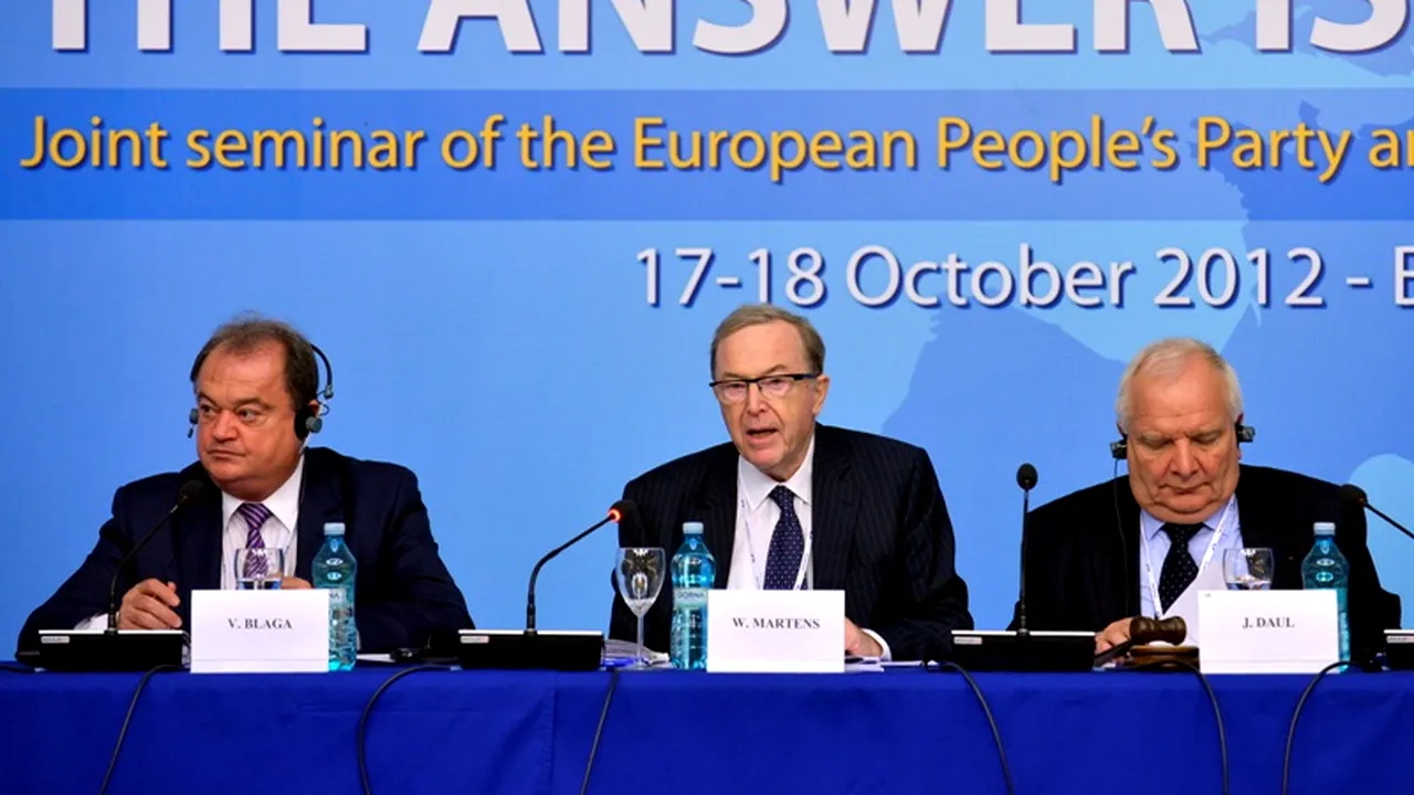 Martens: Realizarea României de a avea un loc în UE nu trebuie periclitată de niciun actor politic