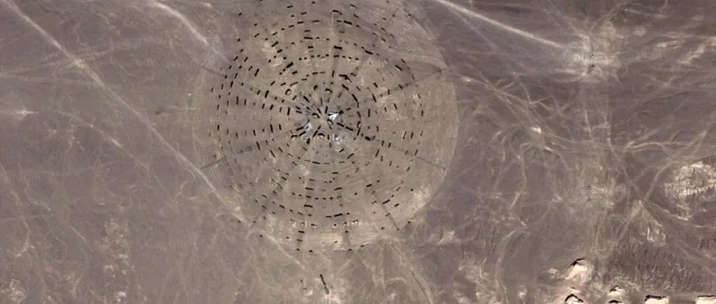 Ce pregătește China? Un satelit folosit de Google Maps a descoperit o serie de structuri bizare în deșertul Gobi