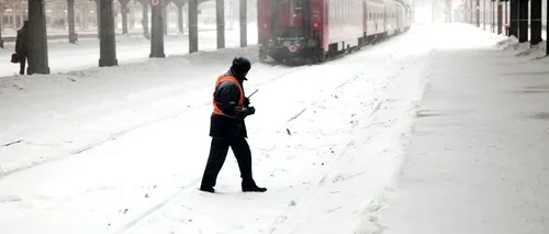 MERSUL TRENURILOR 2014. Peste 210 trenuri, majoritatea de pe rute din sud și sud-est, anulate din cauza viscolului