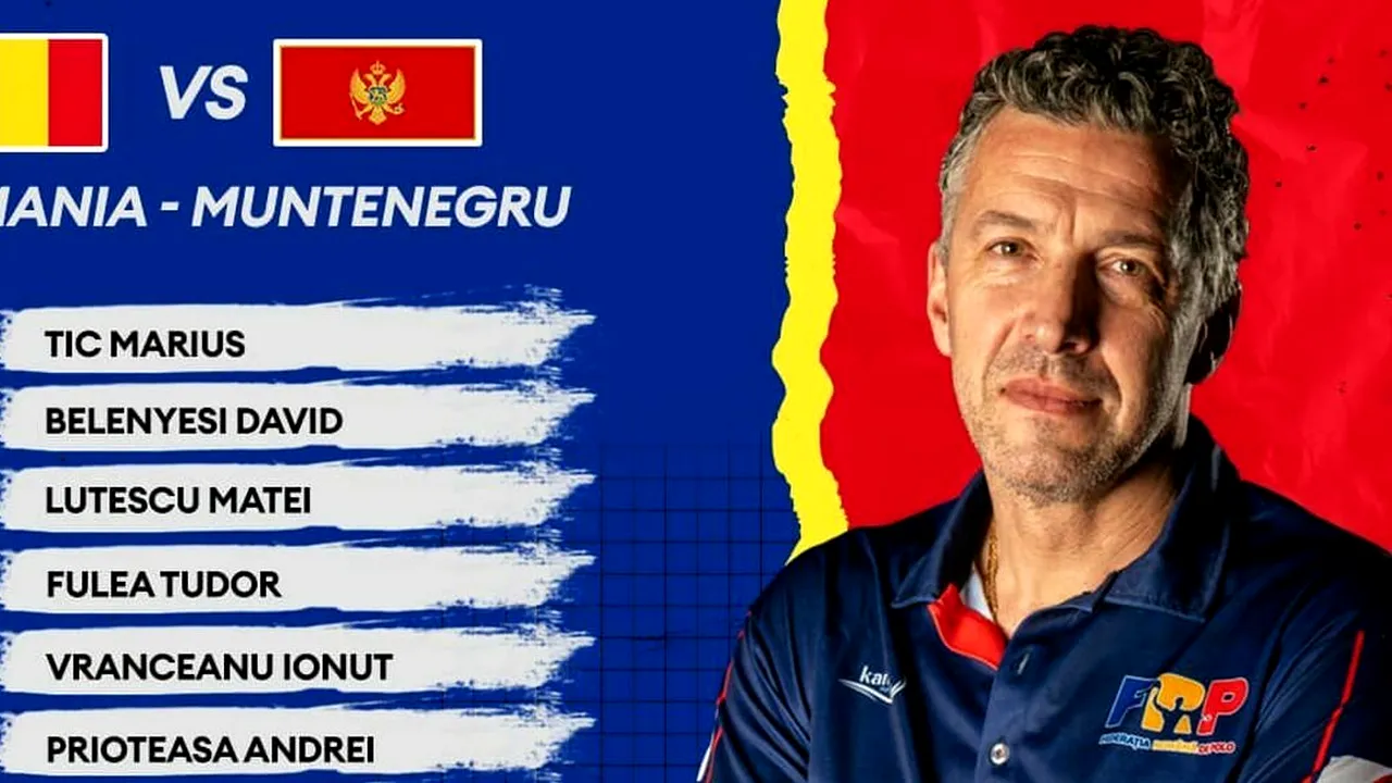 Echipa națională de polo a României a ratat calificarea la JO 2024