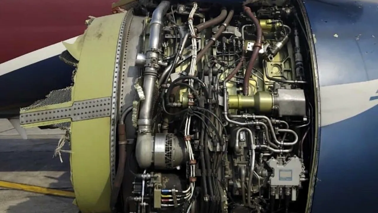 Imagini terifiante: Motorul unui avion din Nigeria a explodat în timpul zborului. Cum a reușit aeronava cu 80 de pasageri să ajungă la sol