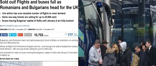 Campania anti-români se intensifică în presa britanică: Autobuzele sunt pline, avioanele și-au suplimentat zborurile. Operator transport: Nu avem curse în plus. Cine a vrut să plece nu a așteptat 1 ianuarie