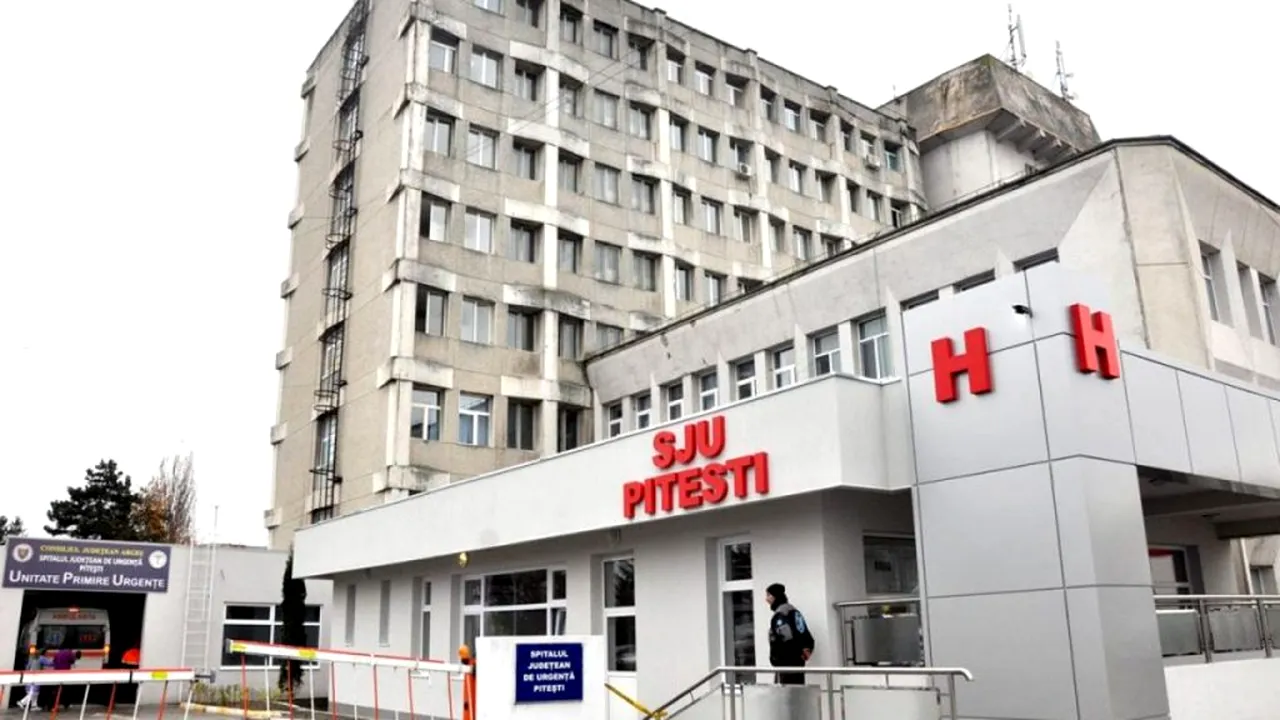 ARGEȘ. 23 de pacienți și cadre medicale, confirmate cu COVID-19. Chirurgul de pe o secție avea simptome, dar a mers la spital