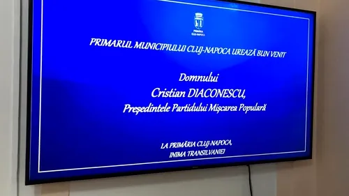 Cristian Diaconescu, întâlnire cu primarul Emil Boc: ”Am discutat cu un adevărat politician de anvergură”