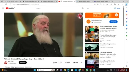 REACȚIA părintelui Calistrat, după ce Dana Nălbaru a transmis că s-a pocăit: „N-ai părăsit nicio viață publică”