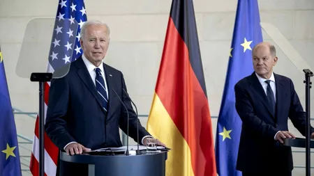 Biden salută alianța Statelor Unite cu Germania și vrea avansarea cooperării /Invazia Rusiei în Ucraina este un ATAC asupra „securității Europei”