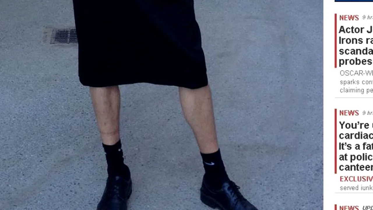 Cum a ajuns un mecanic de locomotivă să se îmbrace la muncă în fustă