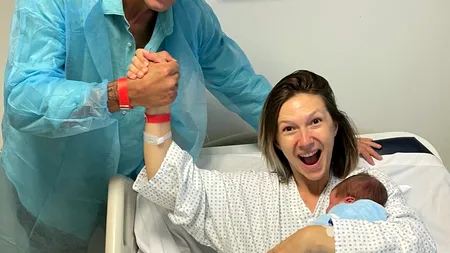 FOTO | Adela Popescu a născut al treilea copil. Mesajul emoționant transmis de Radu Vâlcan și primele imagini cu băiețelul lor