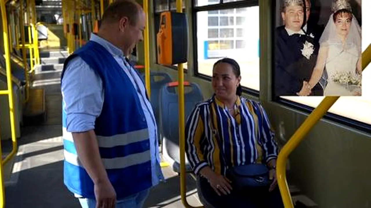 Povestea controlorului STB care s-a căsătorit cu o tânără pe care a amendat-o într-un tramvai. „Pot să spun că a fost dragoste la prima vedere” (VIDEO)