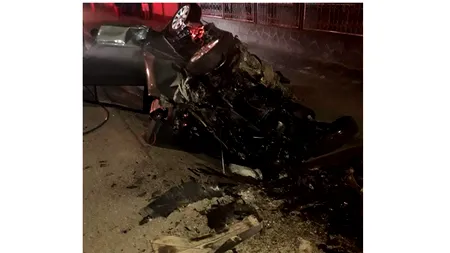 FOTO | Accident cumplit în Bistrița Năsăud. Un tânăr de 23 de ani a murit și o fată de 19 ani a ajuns la spital în stare gravă