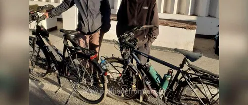 Doi francezi au fost opriți la Vama Veche, după ce au încercat să treacă ilegal granița, pe biciclete