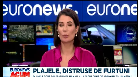 FURTUNILE au început să distrugă plajele românești. În Mamaia, valurile au mușcat din țărm și au creat dune de aproape un metru