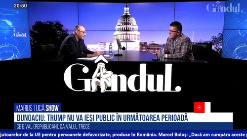 VIDEO | Dan Dungaciu, analist de politică externă: „Trump nu va ieși public în perioada următoare. Nu are ce să spună”