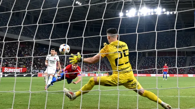 FCSB – Hermannstadt 1-1 | Puștiul Alexandru Stoian salvează un record vechi de 24 de etape