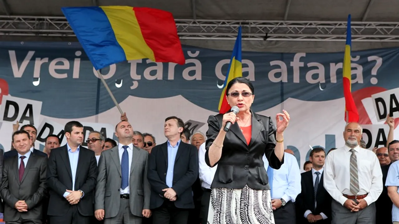 Andronescu: Ar fi foarte potrivit ca USL să adune 74.000 de oameni pe Arena Națională