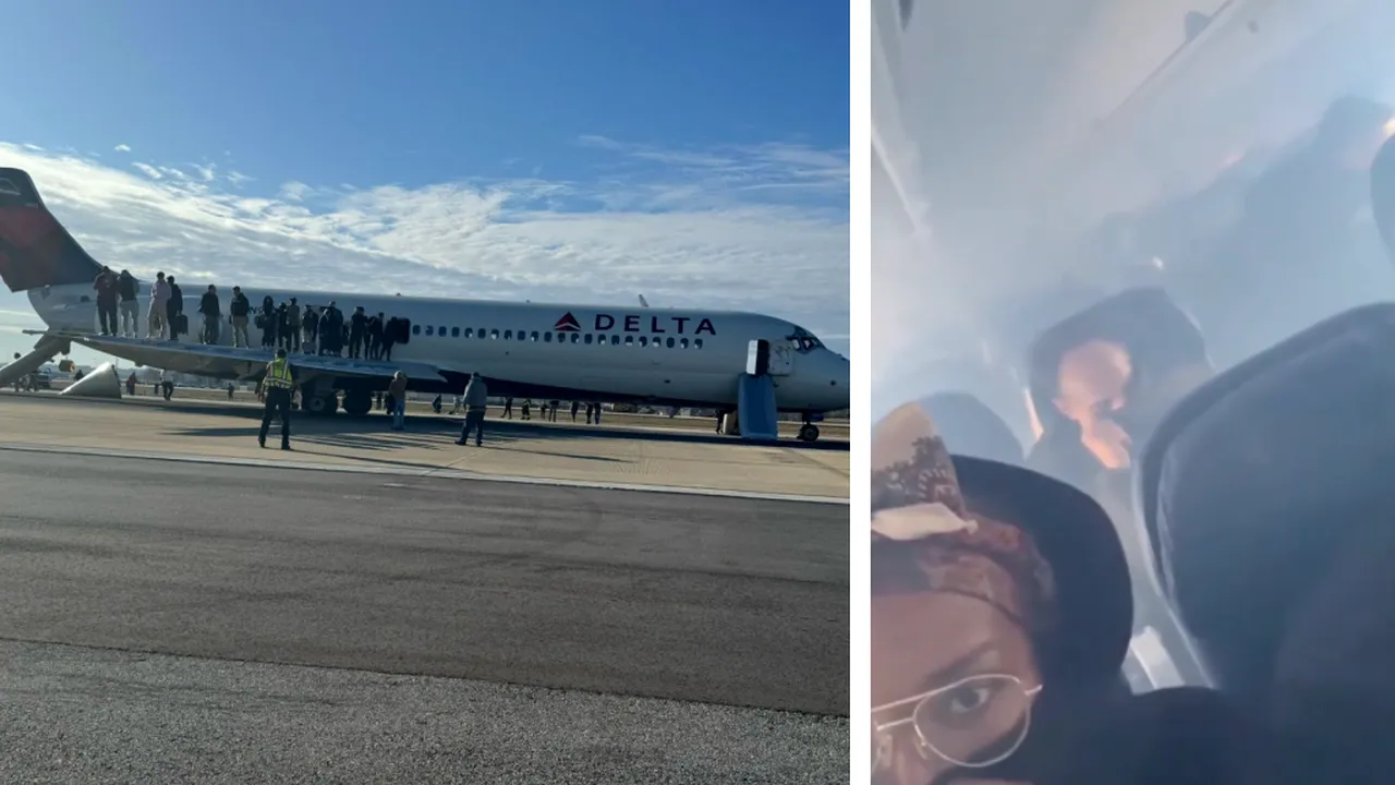 Un avion cu 94 de pasageri s-a întors de urgență la sol la scurt timp după ce a decolat. Cabina aeronavei s-a umplut de FUM