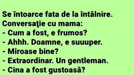 BANCUL ZILEI | Conversație cu părinții după prima întâlnire