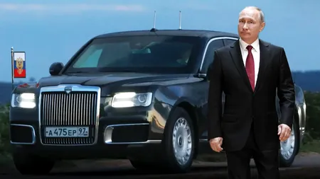 Putin se deplasează prin Beijing într-un Aurus cu numere chinezești. Cum arată mașina de lux a liderului de la Kremlin