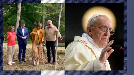 COPACUL plantat în Parcul Regal, în memoria Papei Francisc: 