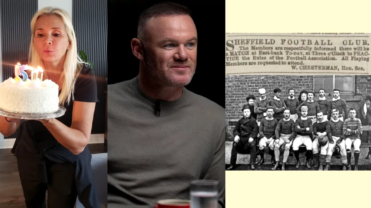24 Octombrie, calendarul zilei: Ruxandra Dragomir împlinește 54 de ani, Wayne Rooney 41. Este înființat primul club de fotbal din lume