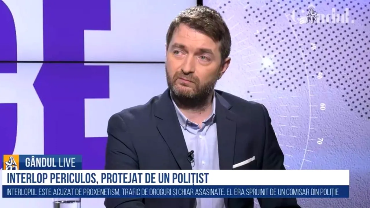 GÂNDUL LIVE. Adrian Artene, directorul editorial Gândul.ro și Andrei Dumitrescu, jurnalist Gândul.ro, despre cazul comisarului care a ajuns „mâna dreaptă” a celui mai mare traficant de droguri din România: „Vor fi nume extrem de puternice, cu legături în structurile statului!”