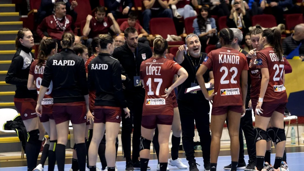 Rapid, victorie clară în Norvegia după o călătorie de 24 de ore! Sorina Grozav a reușit cele mai multe goluri