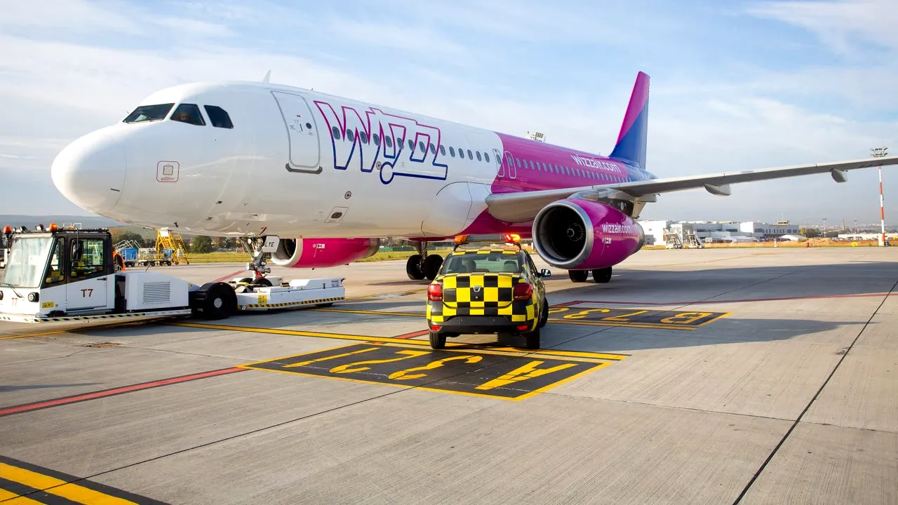 SCANDAL într-un avion al companiei Wizz, care venea de la Bruxelles la Bucureşti. Un pasager român a lovit echipajul şi a strigat diverse mesaje