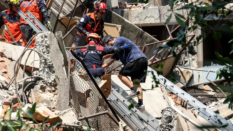 Cutremur puternic în Taiwan! Clădiri prăbușite, persoane blocate sunt dărâmături! Alertă de tsunami în Japonia şi Filipine