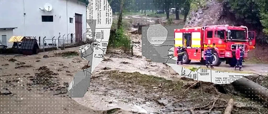 VIDEO | Inundații puternice în județul Argeș, mai mulți turiști au fost blocați de viituri