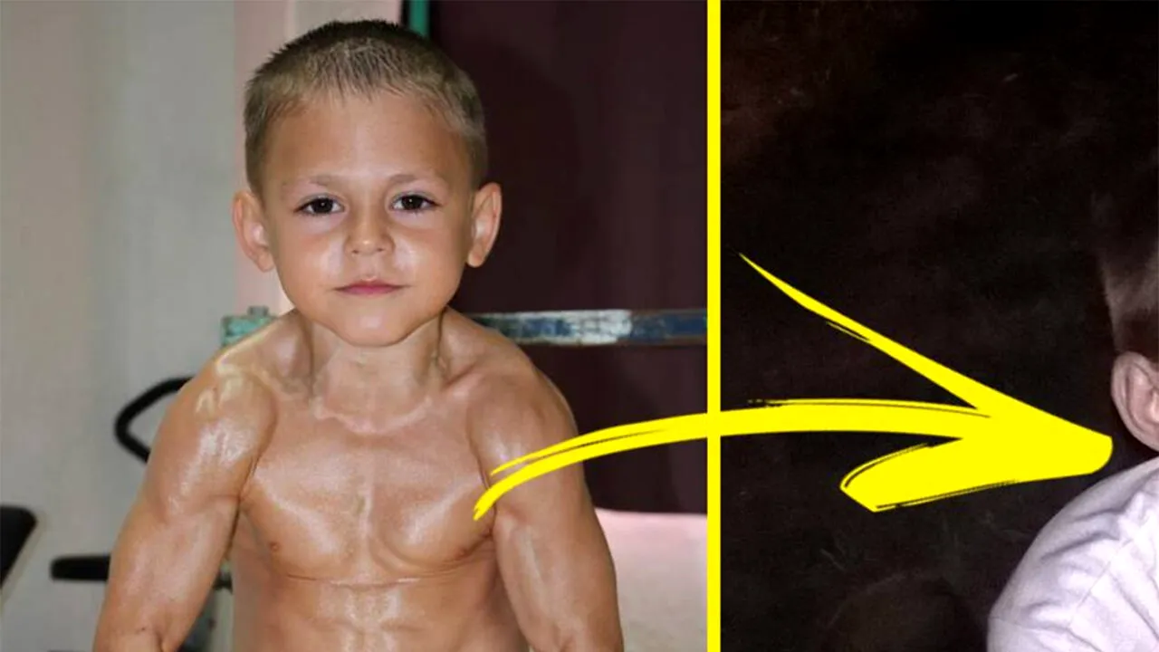 Ireal ce s-a ales de „Micul Hercule”. Cum arată la 18 ani, ce s-a întâmplat cu mușchii lui și ce a scris presa engleză despre el, acum