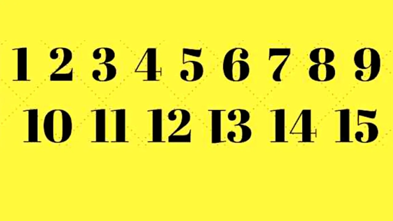 Test IQ pentru genii | Găsiți greșeala din această imagine!