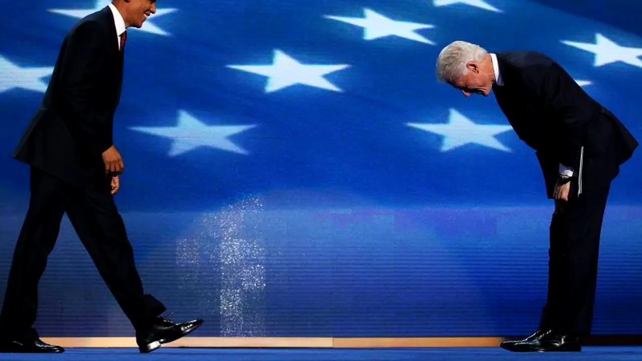 Bill Clinton l-a desemnat oficial pe Barack Obama candidatul democraților la președinția SUA. VIDEO