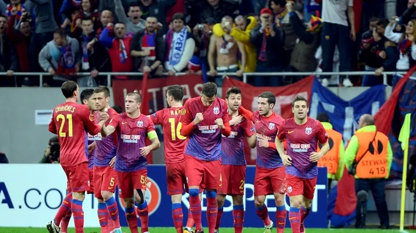 STEAUA - CHELSEA 1-0. Rusescu duce Steaua mai aproape de sferturile  EUROPA LEAGUE