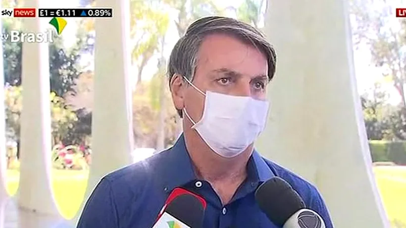 Președintele brazilian Jair Bolsonaro nu vrea să se vaccineze anti-Covid: „Este dreptul meu”