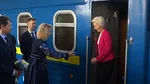Zelenski i-a primit pe Ursula von der Leyen, Nicușor Dan și alți lideri europeni la Kiev