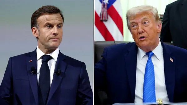 Tensiuni înaintea summit-ului G7 din Franța: Trump amenință Parisul cu o taxă vamală de „100%” pentru vinuri și șampanie. Ce îi cere la schimb lui Macron