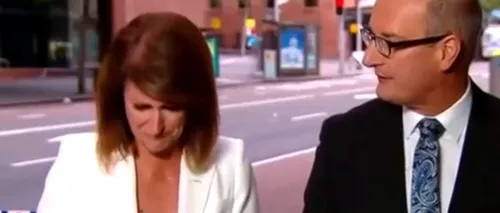 O jurnalistă izbucnește în lacrimi în direct, când anunță numele uneia dintre victimele de la Sydney
